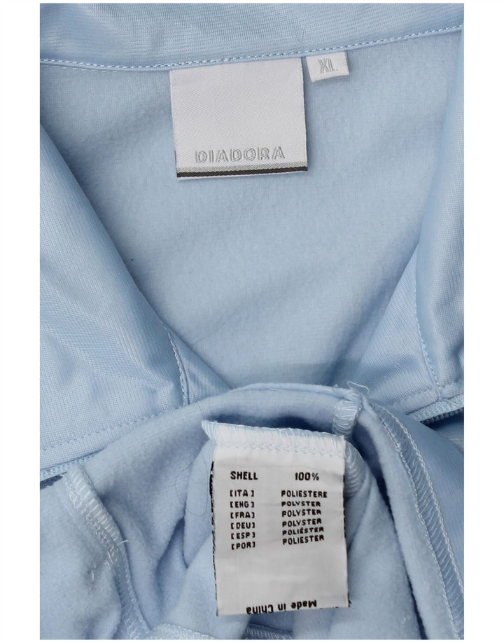 Diadora træningsdragt topjakke til kvinder UK 18 XL Blå polyester