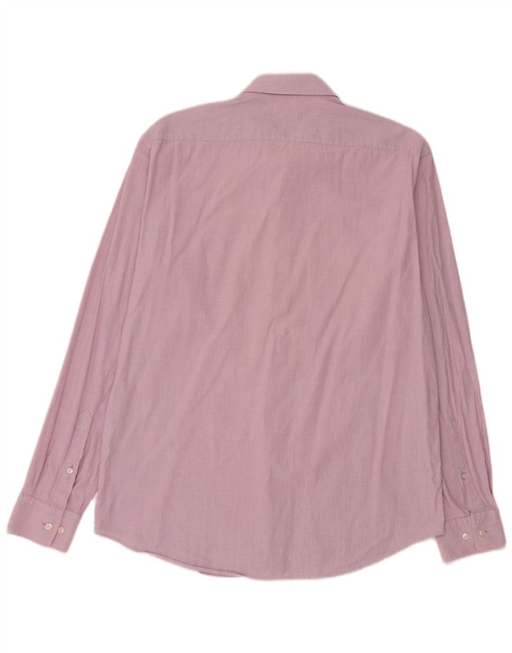 Hugo Boss Mens Regular Fit Shirt Size 41 16 Large Pink Spotted
