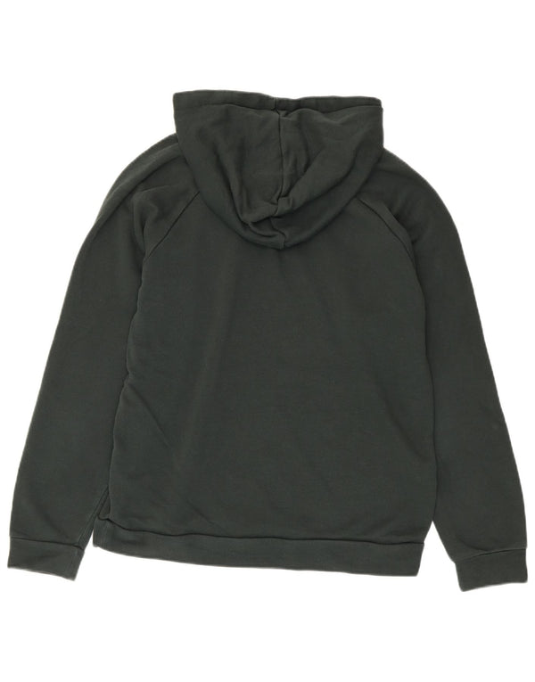 Jack & Jones Mens Graphic Hoodie Jumper Small Green Cotton