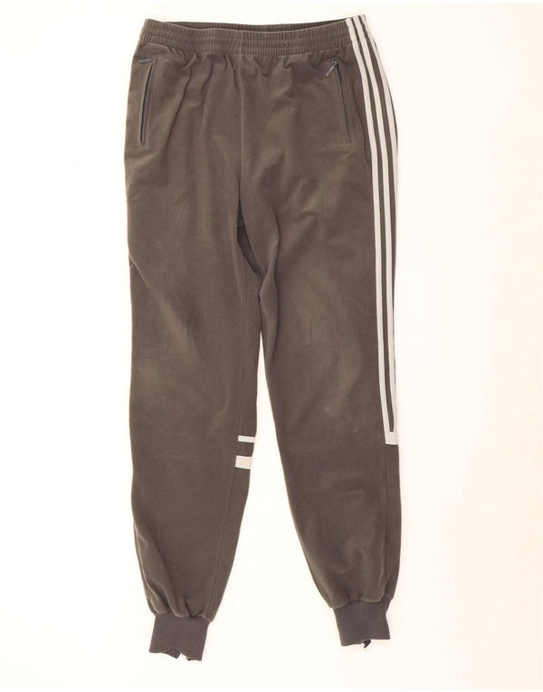 Adidas Pantalon de survêtement en velours pour homme Pantalon de jogging Large Gris Polyester