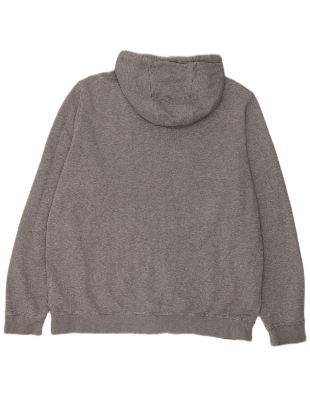 Nike Mens Zip Hoodie Sweater 2XL Grey Cotton