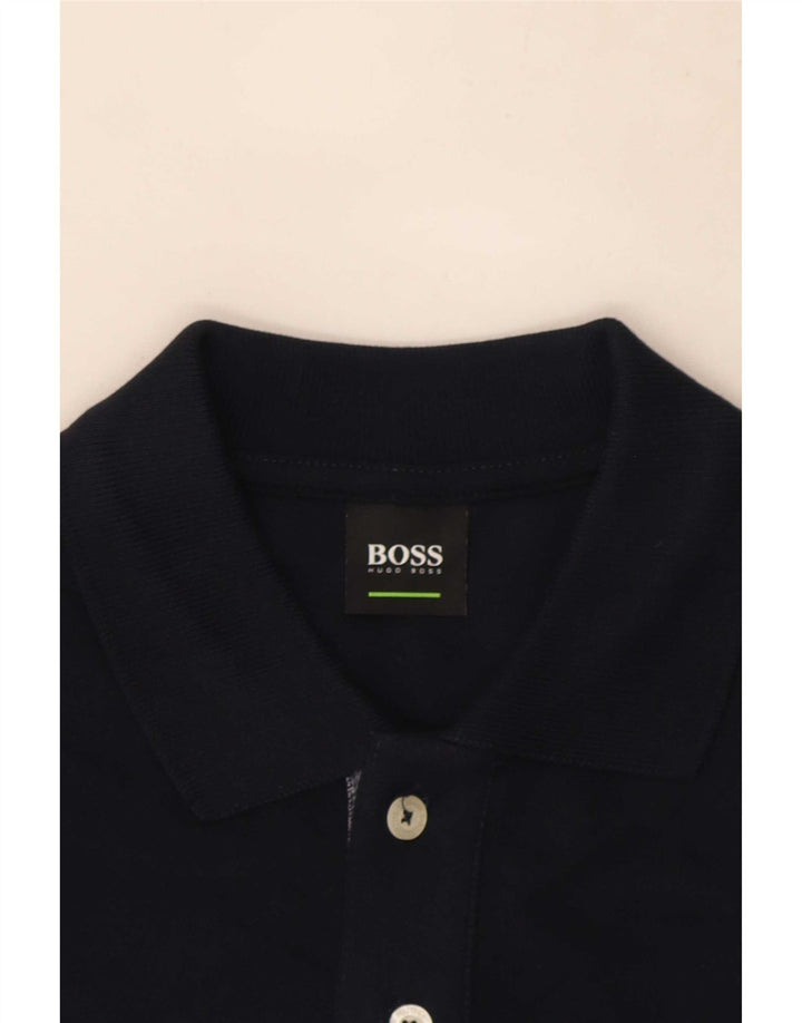 Polo da uomo Hugo Boss media blu navy