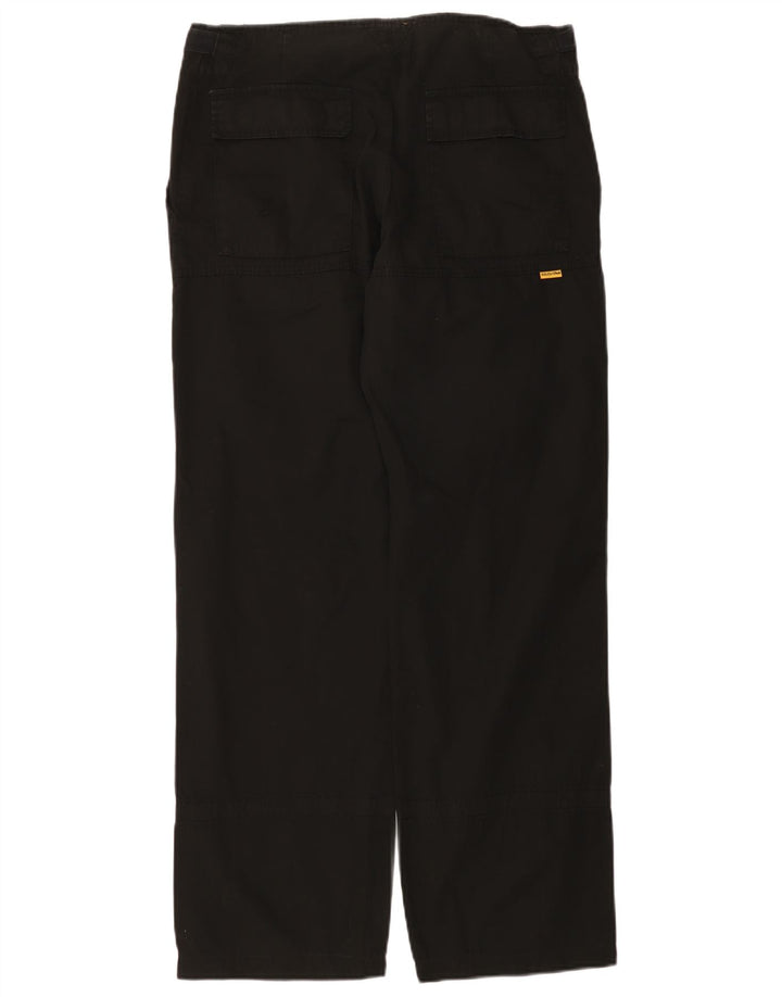 Meltin' Pot Mens Straight Cargo Trousers W33 L32 Black