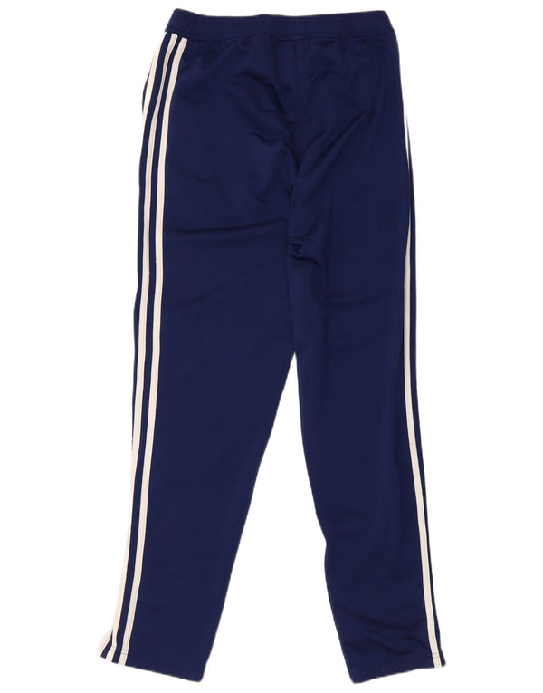 Adidas Mens Tracksuit Trousers Small Navy Blue Polyester