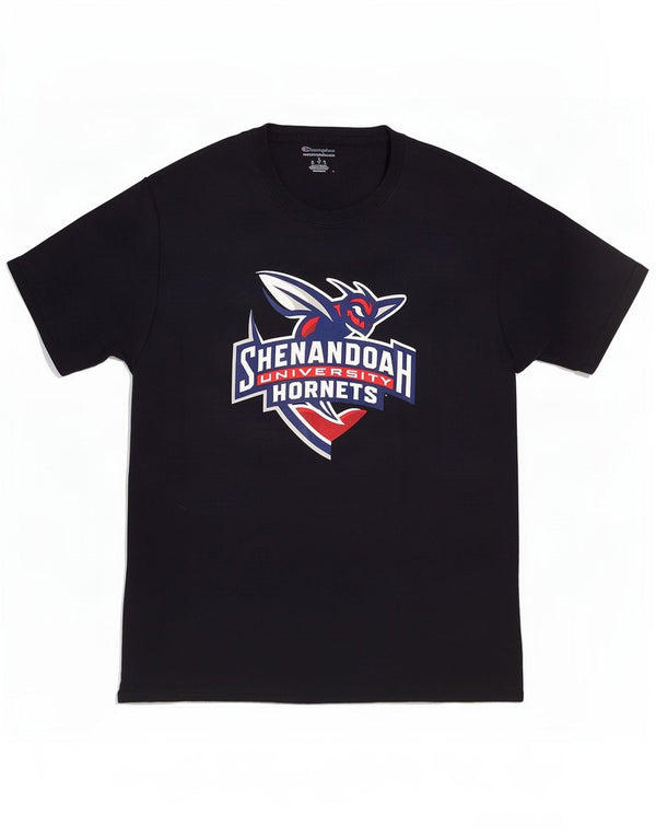T-shirt grafica da uomo Champion Top grande blu navy