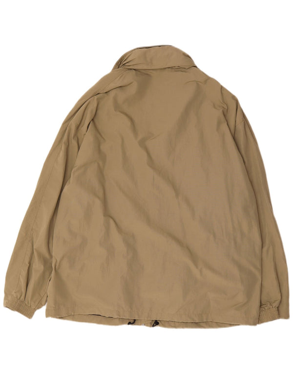 Diadora Ανδρικό μπουφάν βροχής με κουκούλα UK 40 Large Beige Polyamide