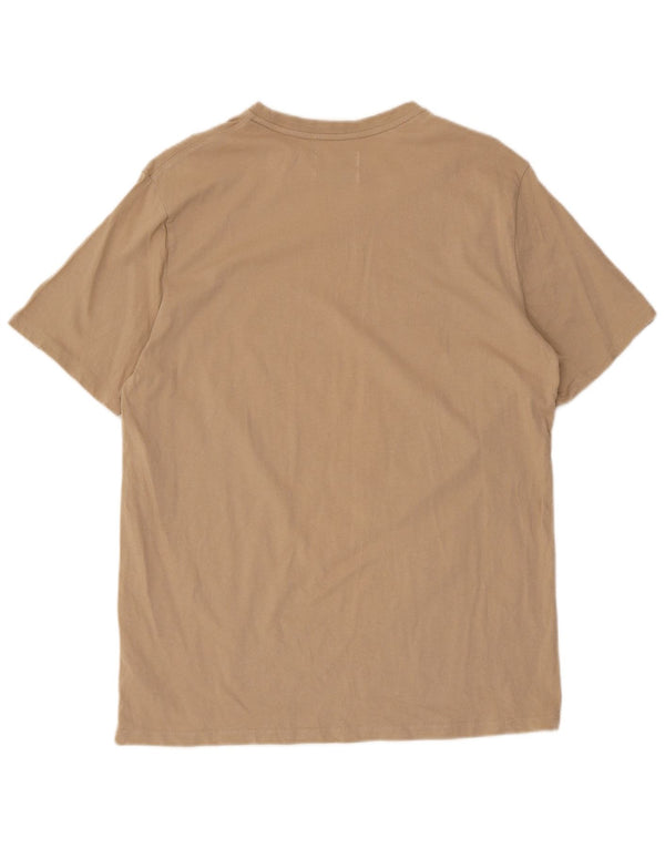 Calvin Klein T-Shirt Homme Coton Beige Moyen