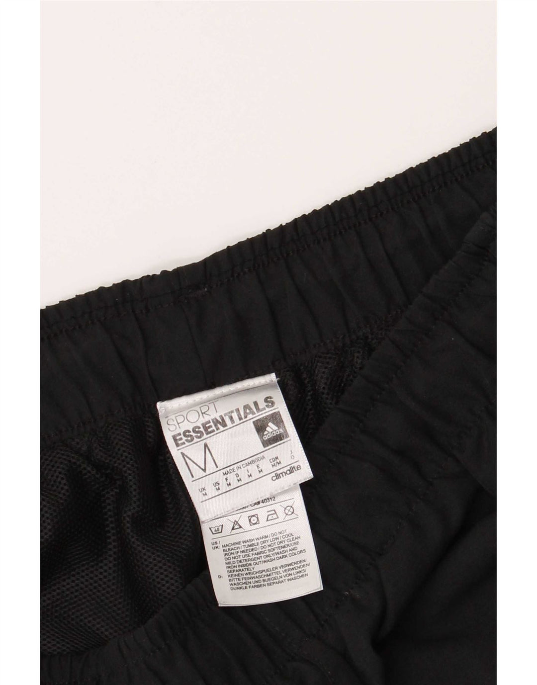 Adidas Herre Climalite Sportshorts Medium Sort Polyester