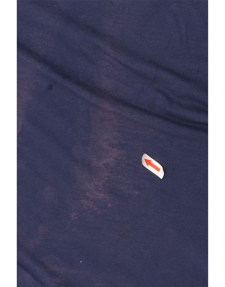 Kappa Débardeur Graphique Homme Large Bleu Marine Coton