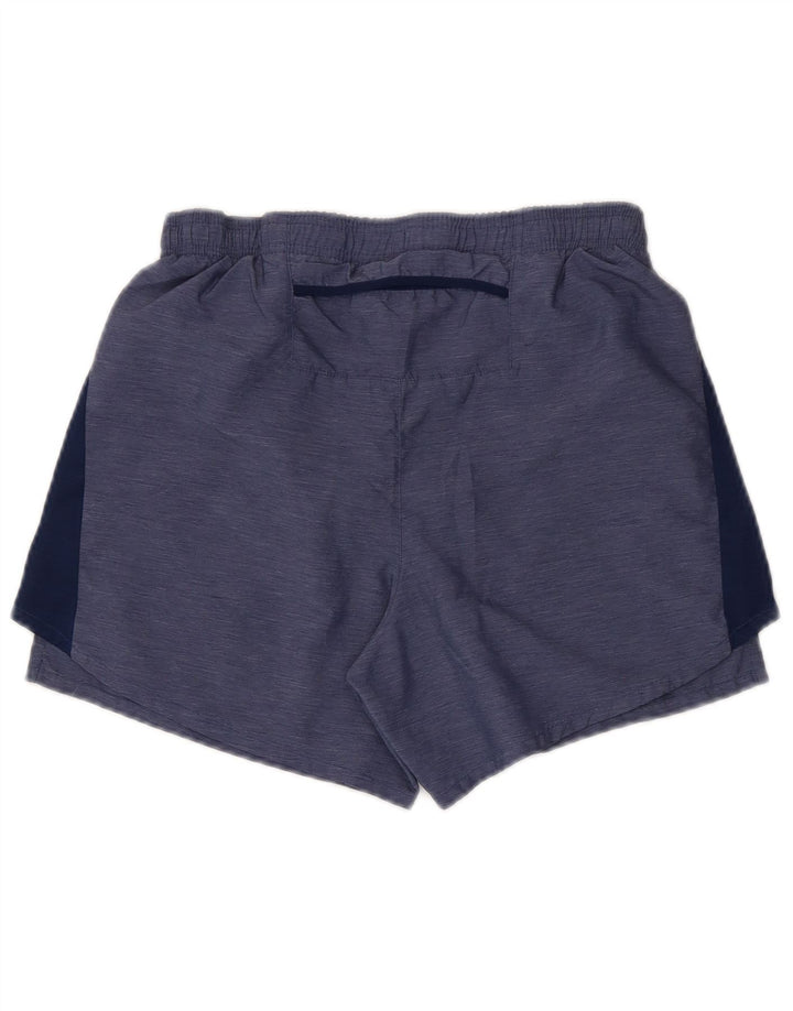 Nike Mens Dri Fit Sport Shorts Small Blue Colourblock Polyester
