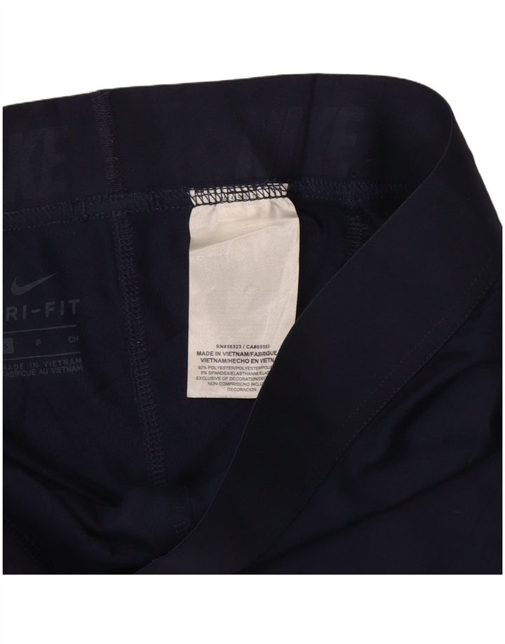 NIKE Mens Dri Fit Sport Shorts Small Navy Blue Polyester