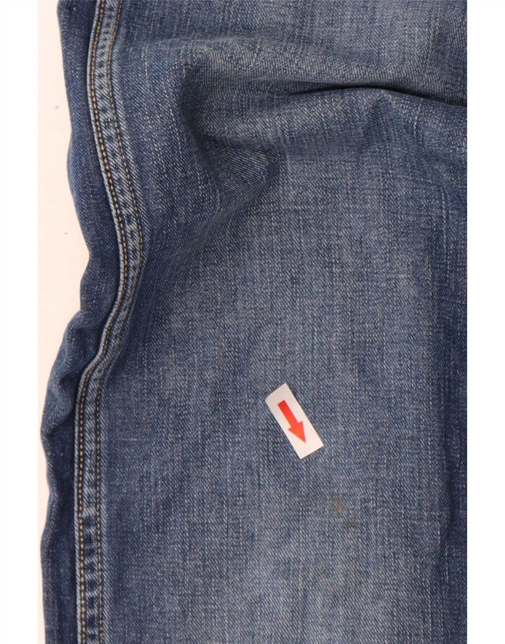 Wrangler Mens 4 RRB Slim Jeans W34 L34 Blue Cotton