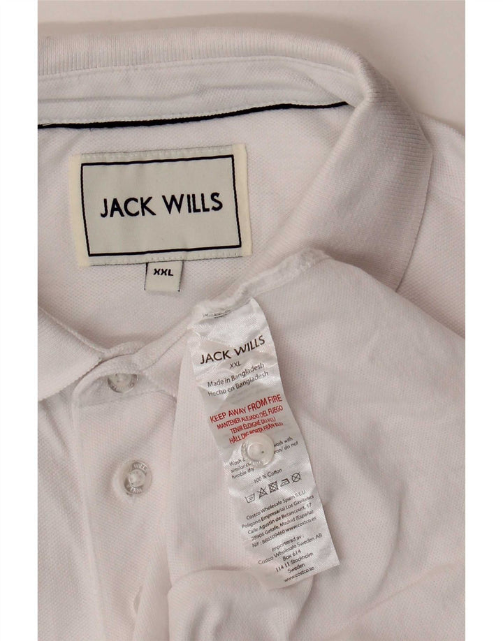 Jack Wills Polo Homme 2XL Coton Blanc