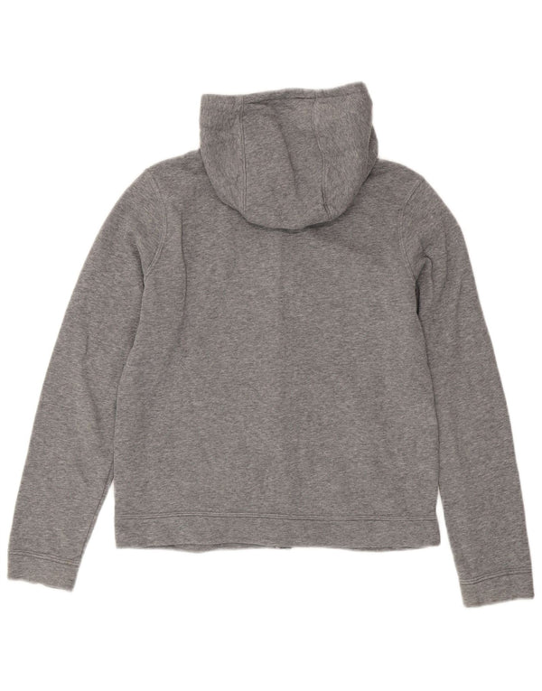 Pulover Nike pentru fete, cu fermoar, 12-13 ani, mare, gri, bumbac
