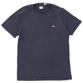 Levi's herre T-shirt top mellem marineblå bomuld