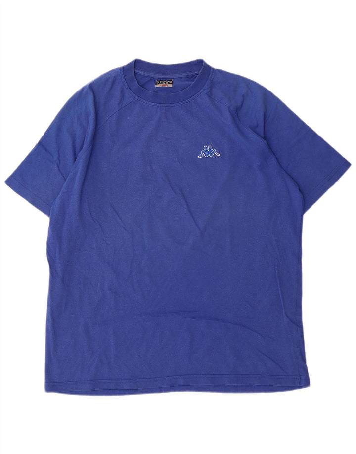 Kappa T-Shirt Homme Haut Large Bleu Coton