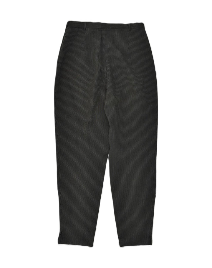 VINTAGE Womens Slim Suit Trousers IT 40 Small W28 L28  Black Pinstripe | Vintage Vintage | Thrift | Second-Hand Vintage | Used Clothing | Messina Hembry 