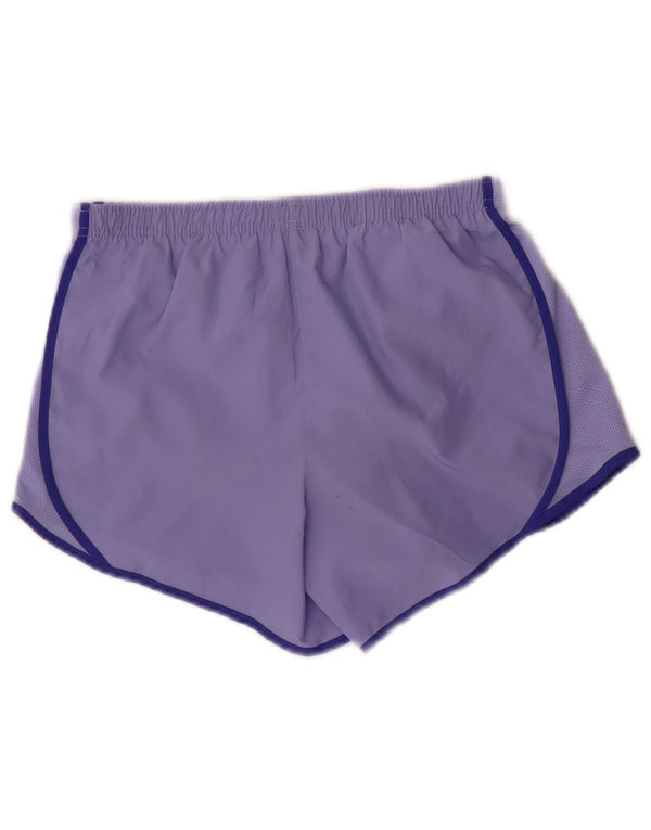 Pantaloncini sportivi Nike Dri Fit per ragazze 12-13 anni, taglia grande, blu, in poliestere