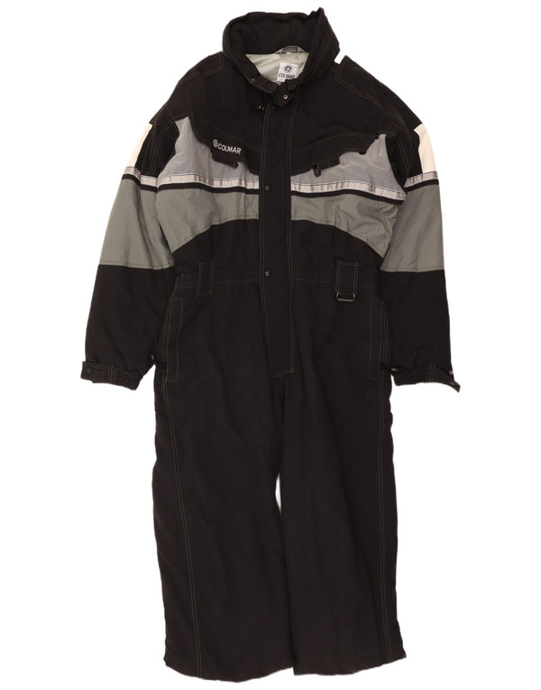 Colmar Mens Hooded Ski Jumpsuit IT 56 XL Black Colourblock Polyamide