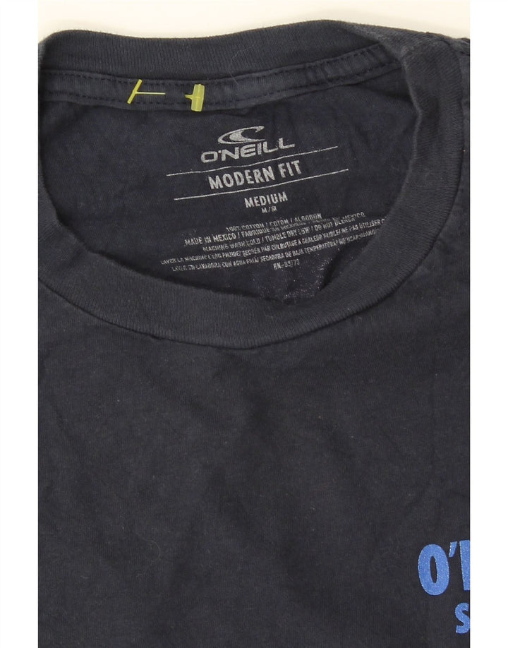 O'NEILL T-shirt grafica da uomo dal taglio moderno Top in cotone blu navy medio