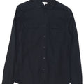 Camisa Reiss Hombre Small Azul Marino Algodón