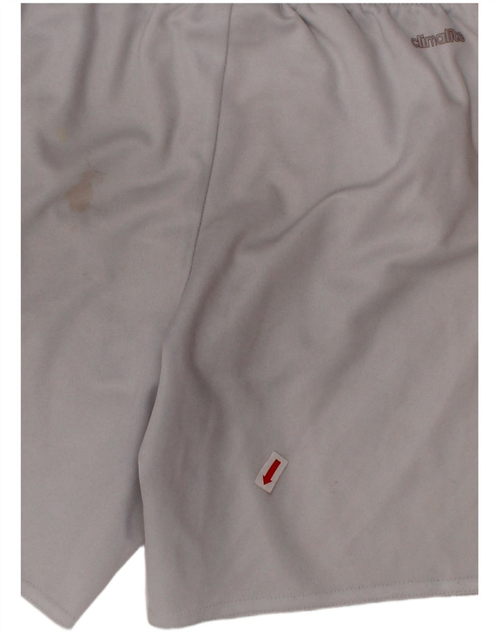 ADIDAS Climalite Sportshorts für Jungen, 9–10 Jahre, weißes Polyester