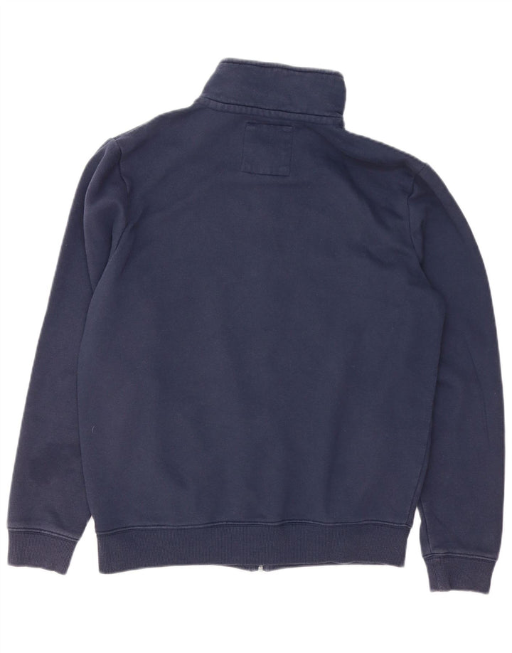 Crew Clothing Mens Tracksuit Top Jacket Medium Navy Blue Cotton