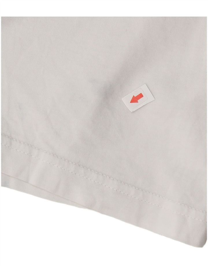 Puma Mens Graphic T-Shirt Top Medium White Cotton