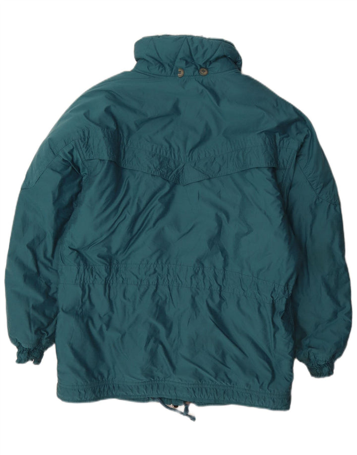 Ellesse Womens Windbreaker Coat IT 42 Medium Green Polyester