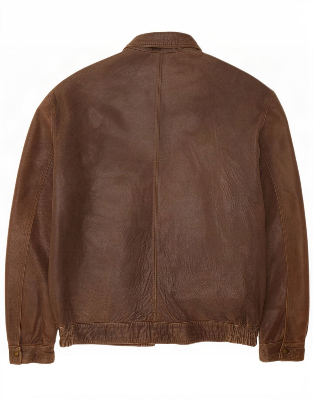Pelletteria Chaqueta de cuero para hombre UK 42 XL Marrón