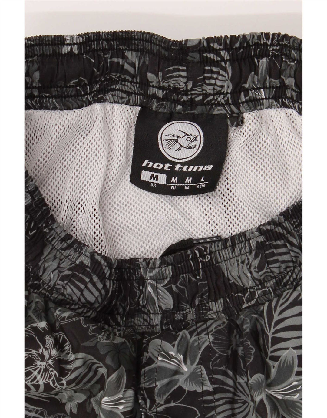 Hot Tuna Badeshorts til mænd Medium Black Floral Polyester