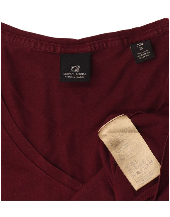 T-shirt da uomo Scotch & Soda Top in cotone marrone medio medio
