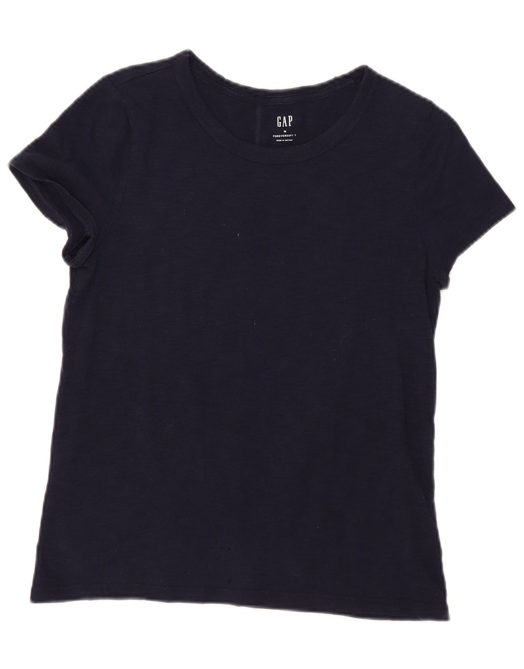 Gap Womens T-Shirt Top UK 12 Medium Navy Blue Cotton