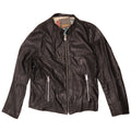 Imperial Womens Biker Leather Jacket IT 48 XL Black