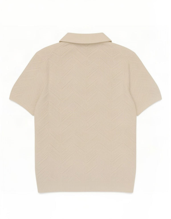 Marks & Spencer Mens Polo Shirt Medium White Cotton