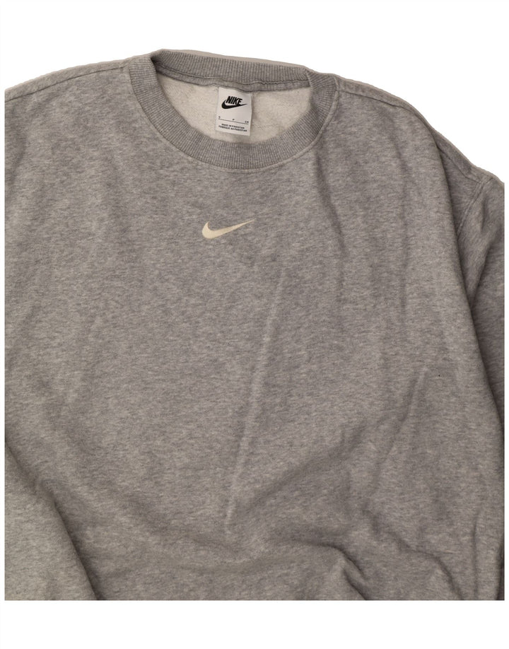 NIKE Mens Sweatshirt Jumper Small Grey Cotton Vintage Nike and Second-Hand Nike from Messina Hembry 