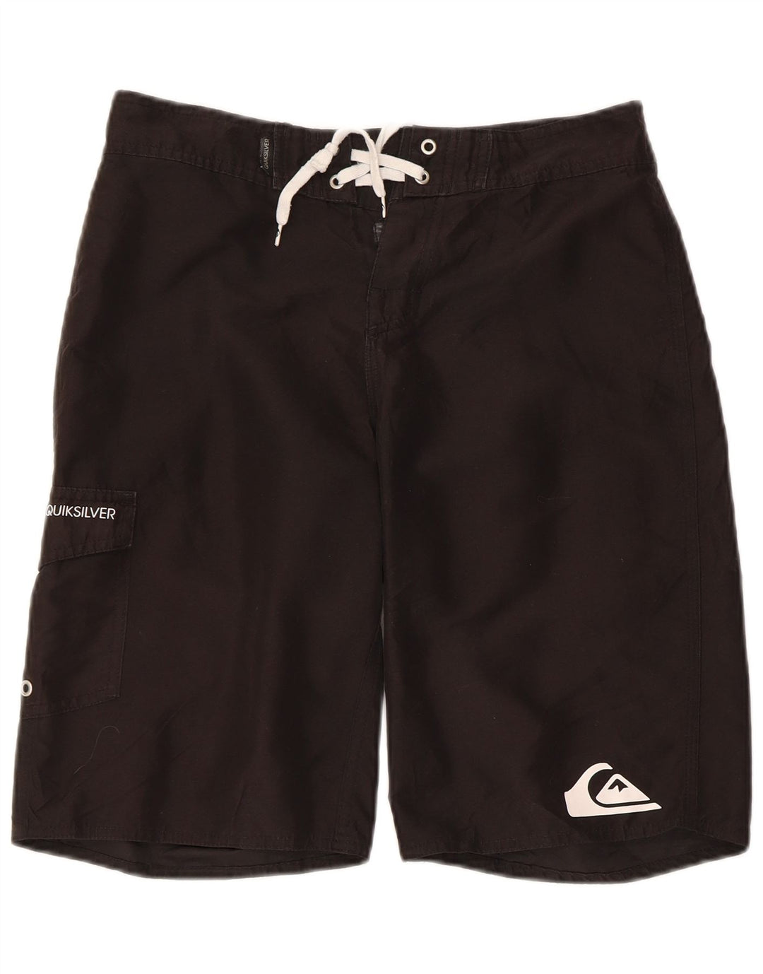 Quiksilver Herren Badeshorts mit Grafik, Größe S, Schwarz, Polyester