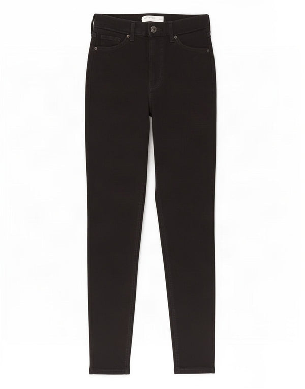 Topshop Womens Jamie Skinny Jeans W26 L29 Black Cotton