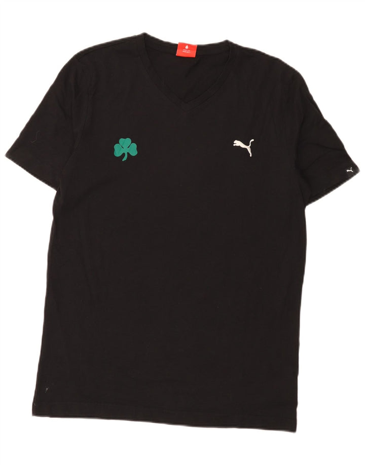 Puma T-Shirt Homme Noir Petit Coton