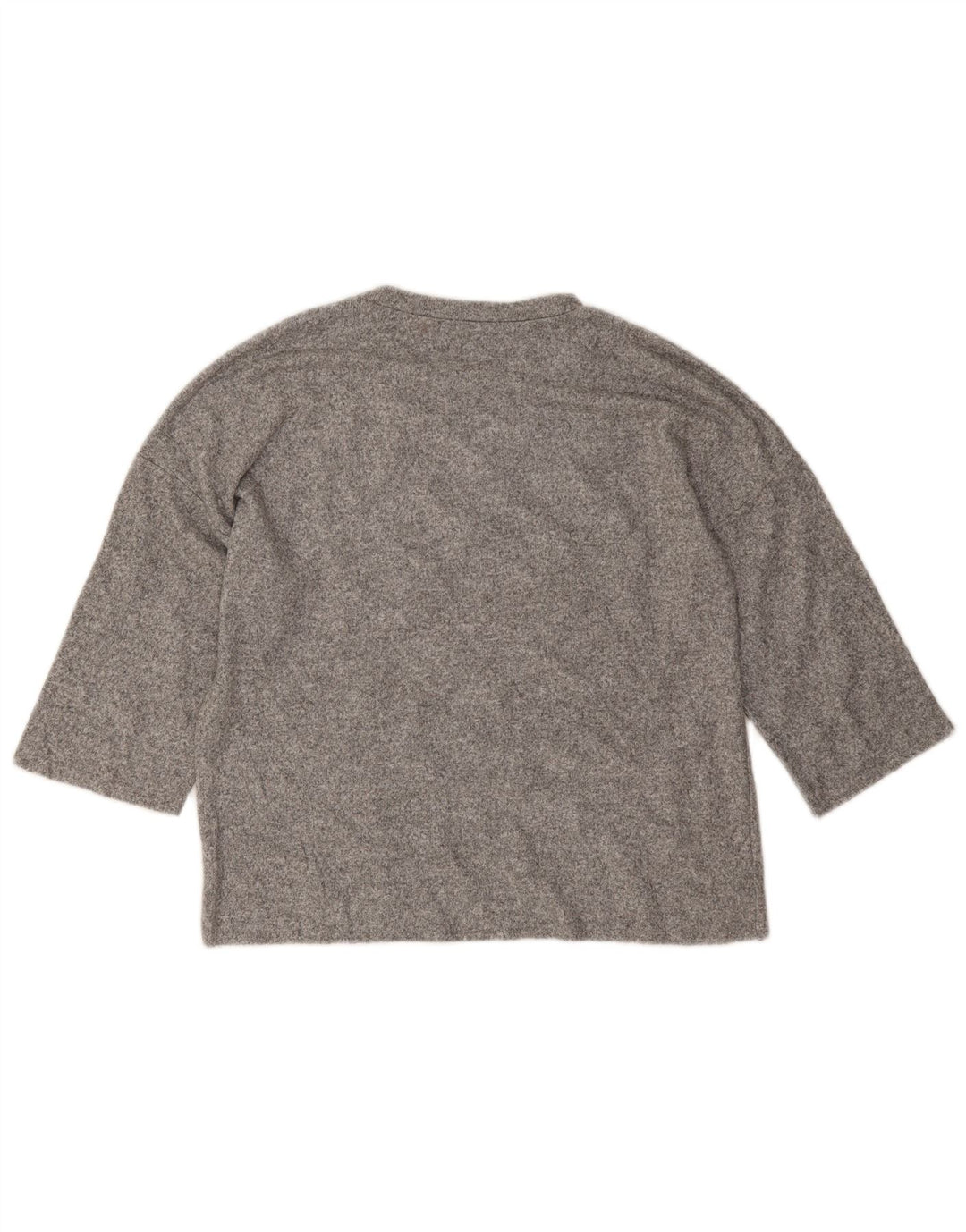 Top supradimensionat pentru femei Zara, cu mâneci 3/4 UK 10, mic, gri pete