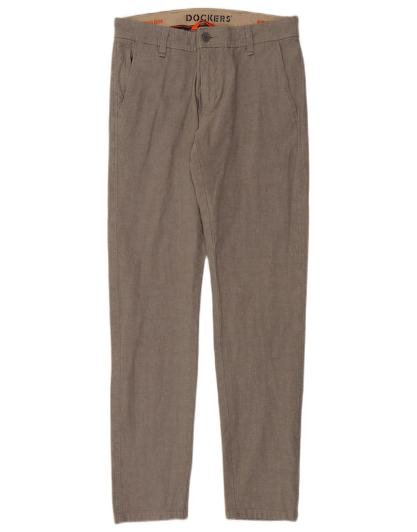 Мужские брюки-чиносы Dockers W29 L32 серые, хлопковые