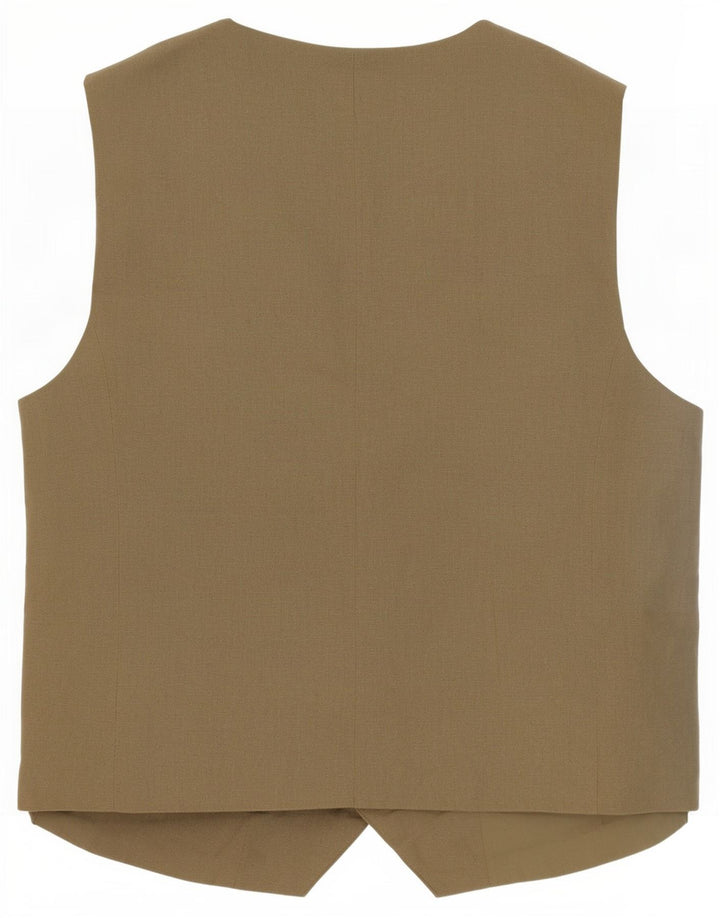 Gilet da donna Zara UK 10 piccolo poliestere kaki