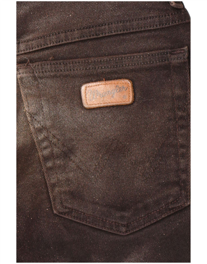 Wrangler Womens Slim Jeans W34 L32 Brown Tie Dye