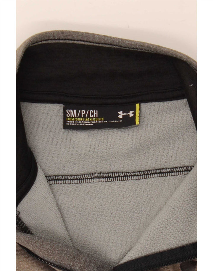 Under Armour Sweatshirt med lynlås til mænd Small Grey