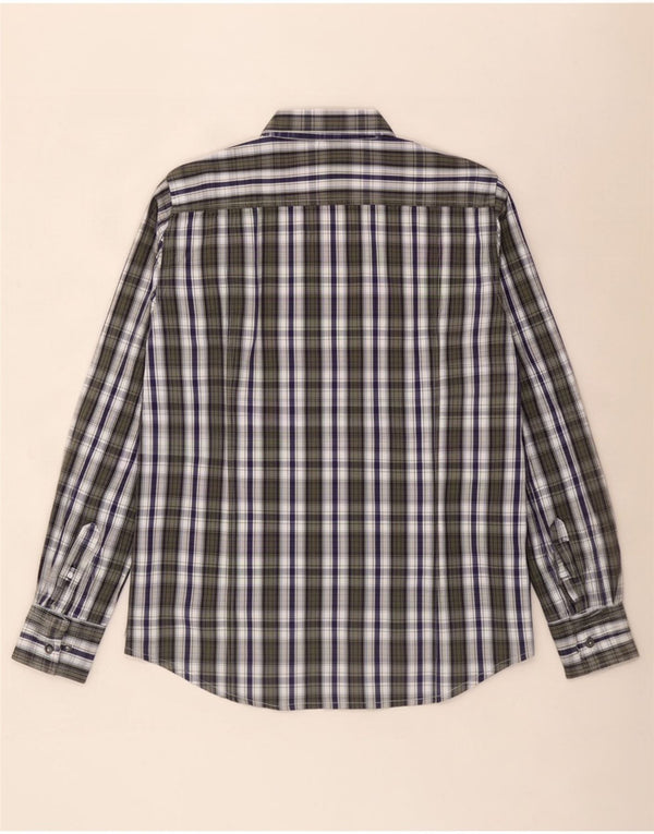 Kappa Chemise Homme Grand Carreau Vert Coton