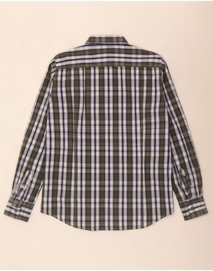 Kappa Mens Shirt Large Green Check Cotton