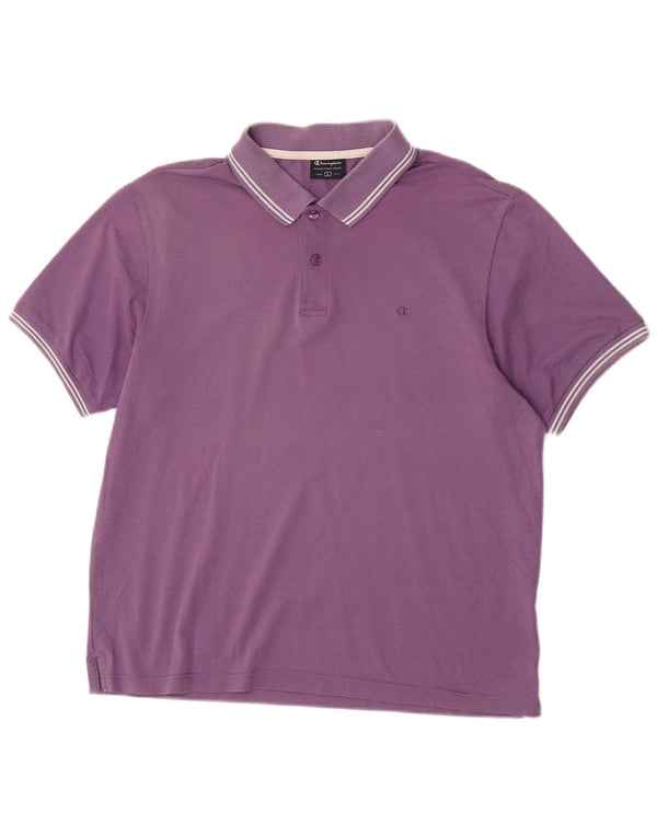 Polo da uomo Champion grande viola