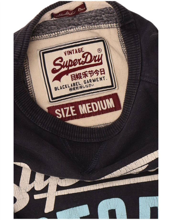 Superdry muška trenirka s grafičkim motivima Srednji tamnoplavi pamuk