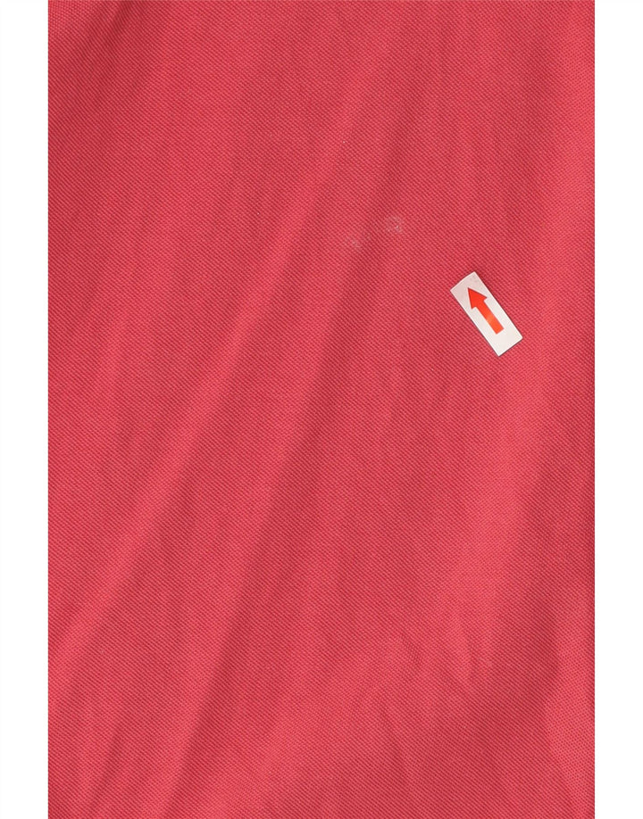 CREW CLOTHING Mens Polo Shirt Medium Pink Cotton
