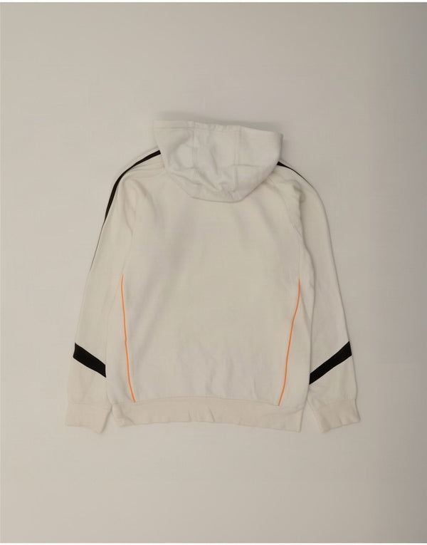 Adidas Grafisk hættetrøje til mænd, lille hvid Colourblock Bomuld